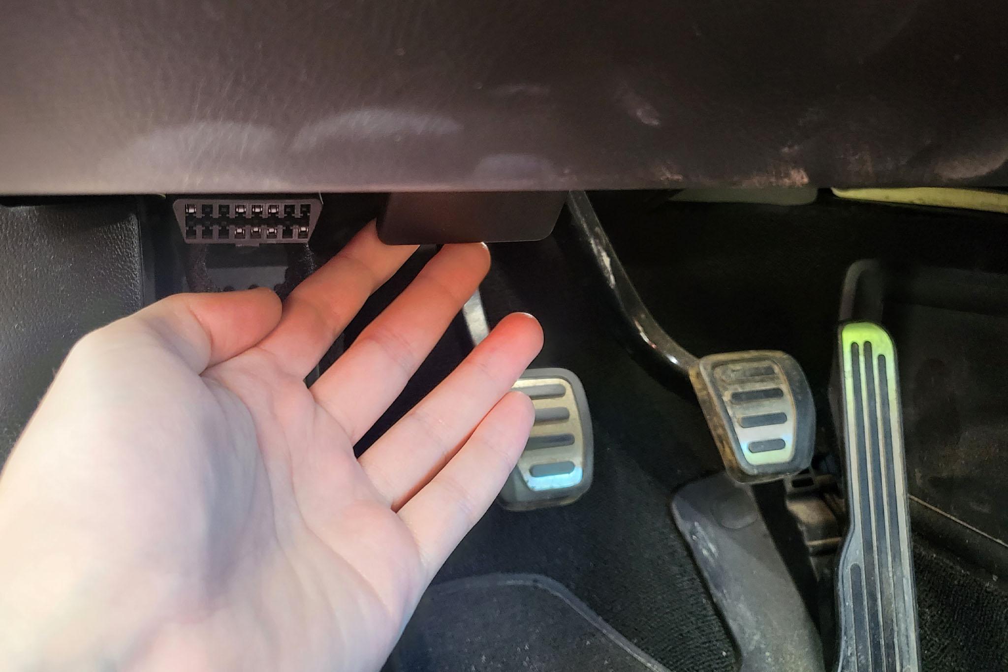 محل OBD در ماشین های مختلف